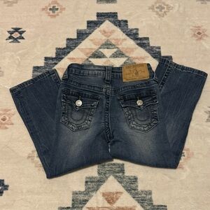 Size 4 True Religion boy jeans worn but perfect condition